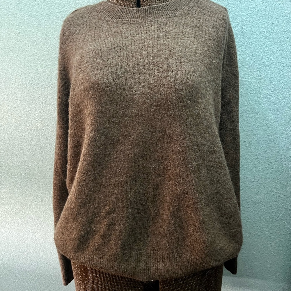 H&M Brown Crewneck Sweater